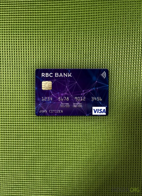 Photolook de la carte visa USA RBC Bank avant
